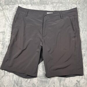 Columbia Mens Gray Regular Fit Outdoor Utility Shorts Size 36